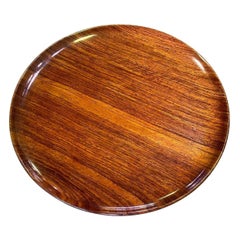 Bob Stocksdale Signed Mid-Century Modern Turned Exotic Wood Charger Platter