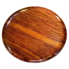 Bob Stocksdale Signed Mid-Century Modern Turned Exotic Wood Charger Platter