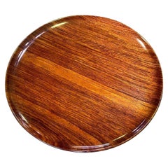 Used Bob Stocksdale Signed Mid-Century Modern Turned Exotic Wood Charger Platter