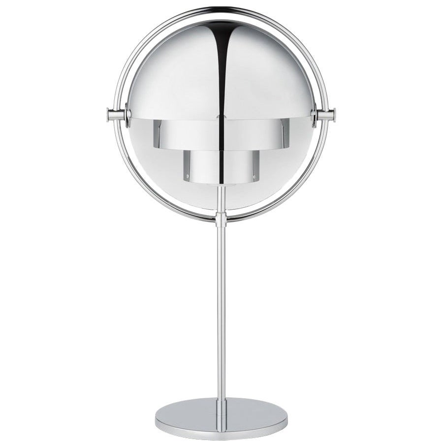 Louis Weisdorf 'Multi-Lite' Table Lamp in Chrome For Sale