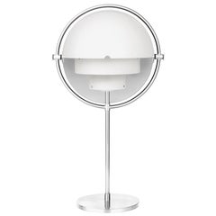 Louis Weisdorf 'Multi-Lite' Table Lamp in White and Chrome