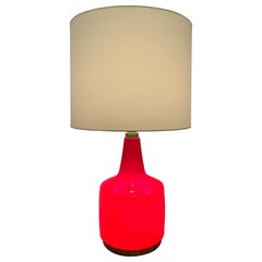 Red Stilnovo Table Lamp, 1960s