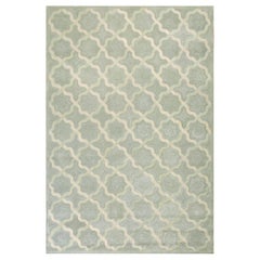 Contemporary  Cotton Hooked Rug 9' 0" x 12' 0" 