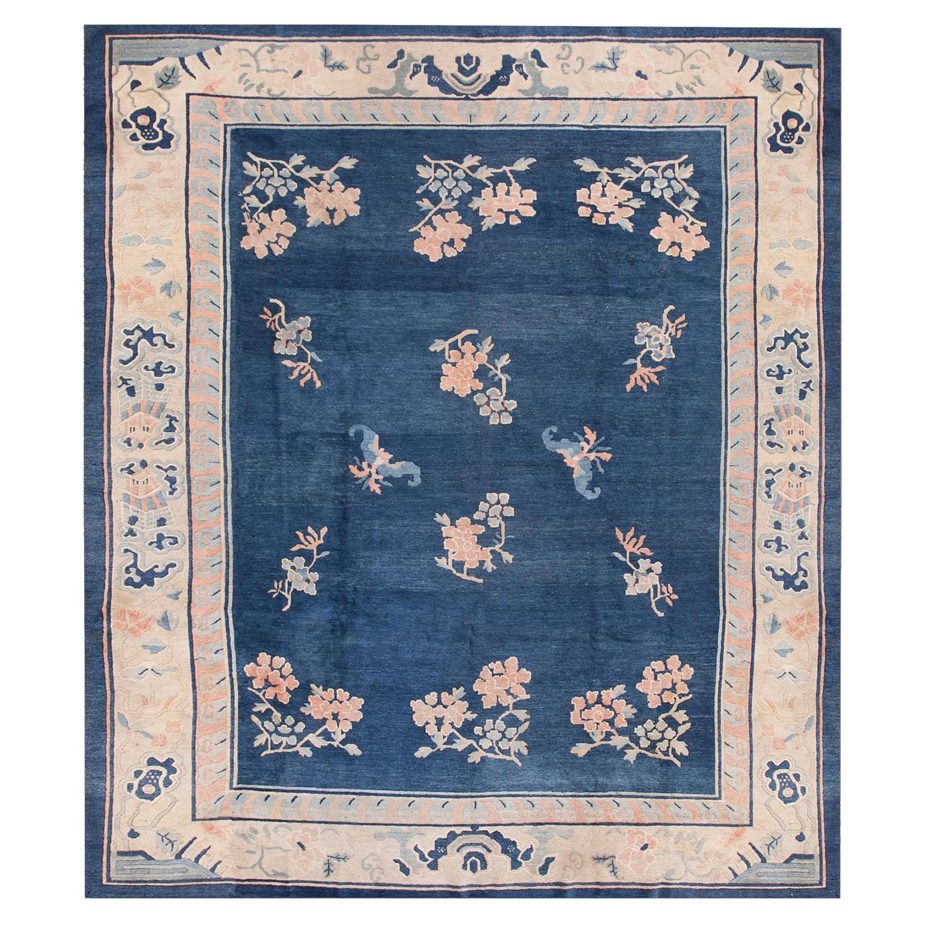19th Century Chinese Peking Carpet ( 8' X 9'6" - 245 X 290 ) For Sale