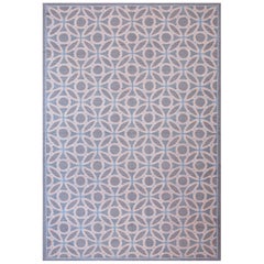 Antique Needlepoint Flat Weave Carpet 9' 0"x 12' 0"
