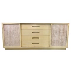 Buffet Harvey Probber avec portes coulissantes en toile de gazon