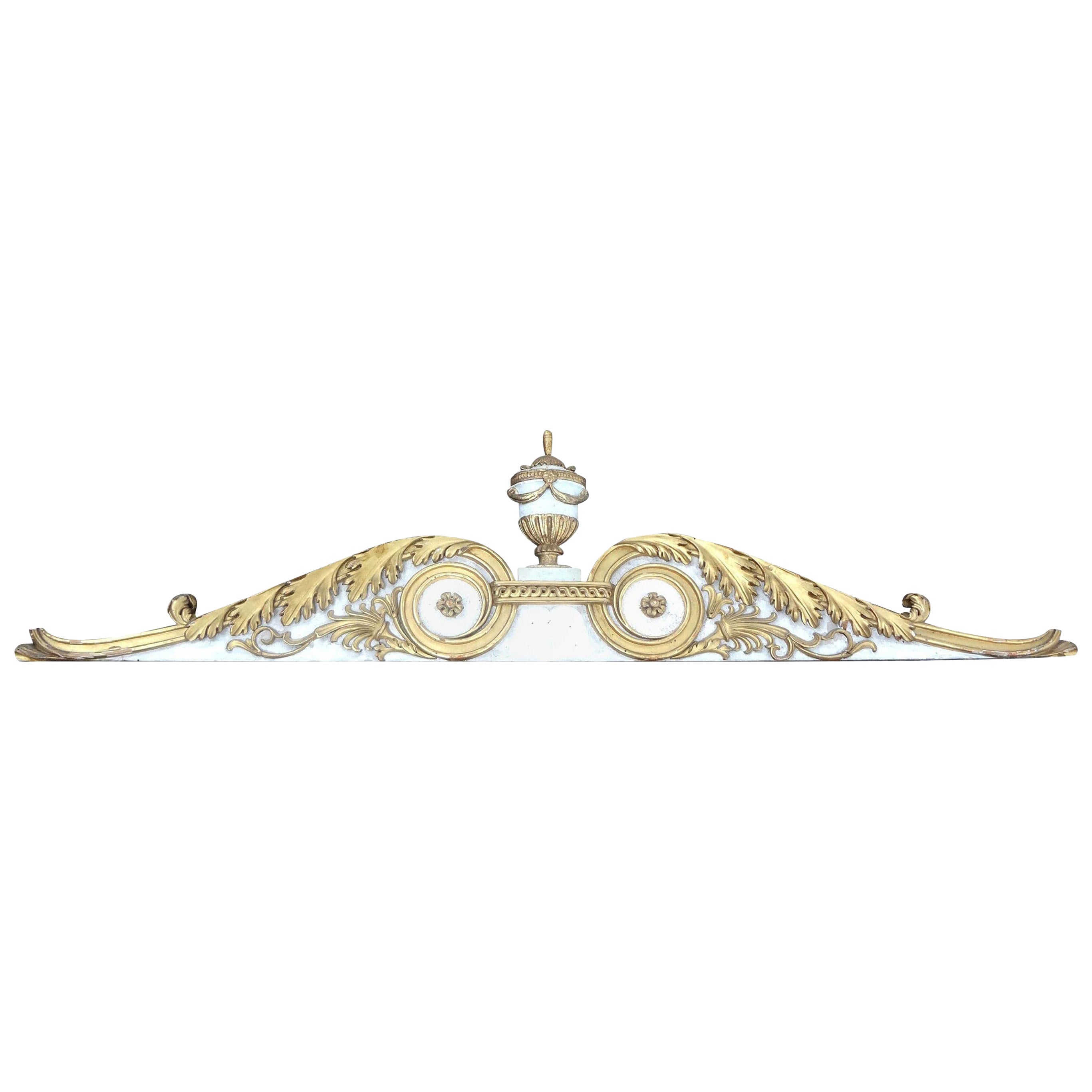 Late 18th-Early 19th Century Italian Painted and Parcel-Gilt Architectural