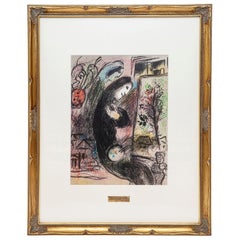 Vintage L'inspire Inspiration Self Portrait Chagall Lithographe no398