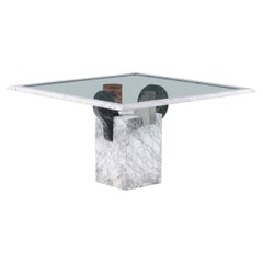 Pier Alessandro Giusti and Egidio Di Rosa Brugiana Square Table by Up&Up 1980s