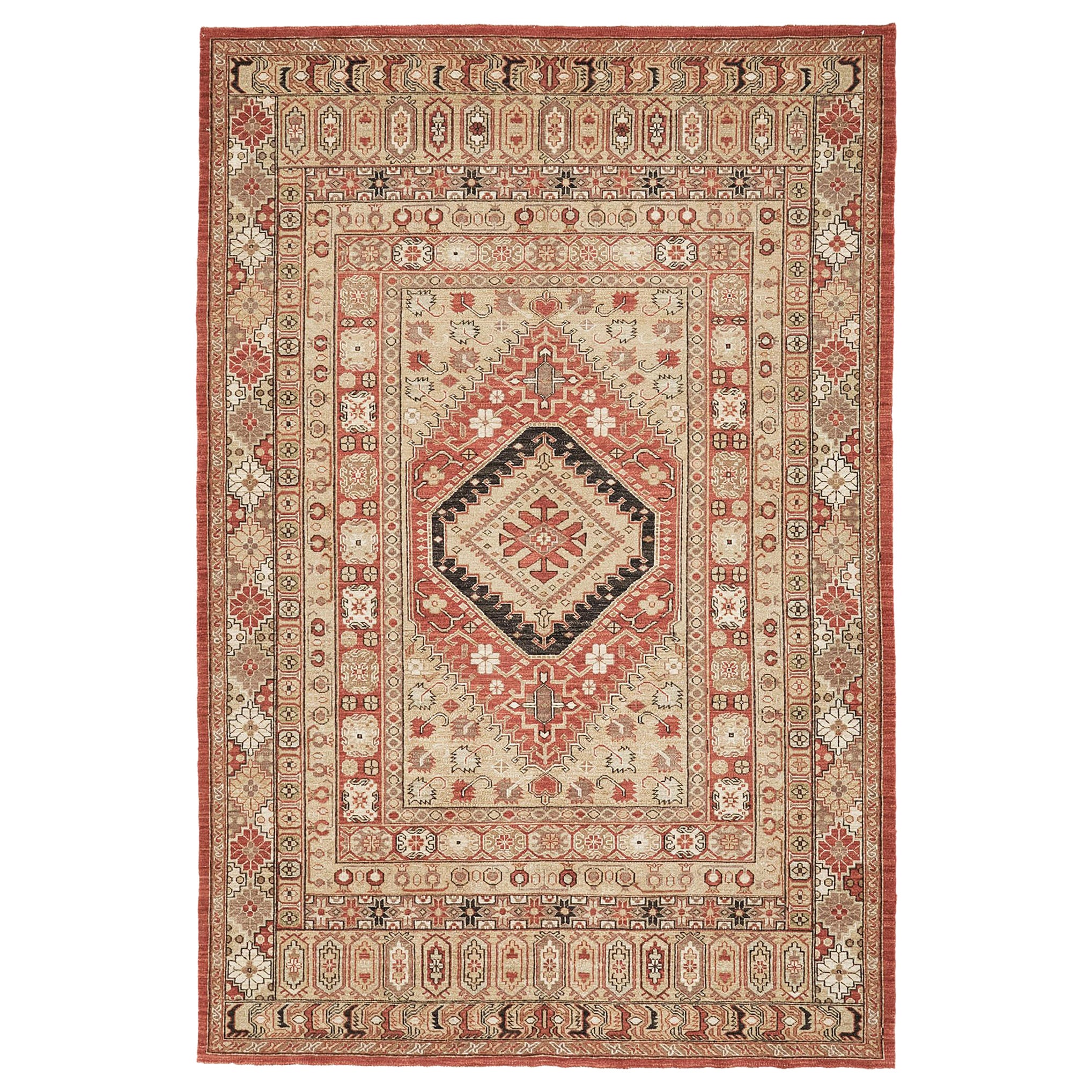 Tappeto in stile Gashgai a tintura naturale Collezione Bliss