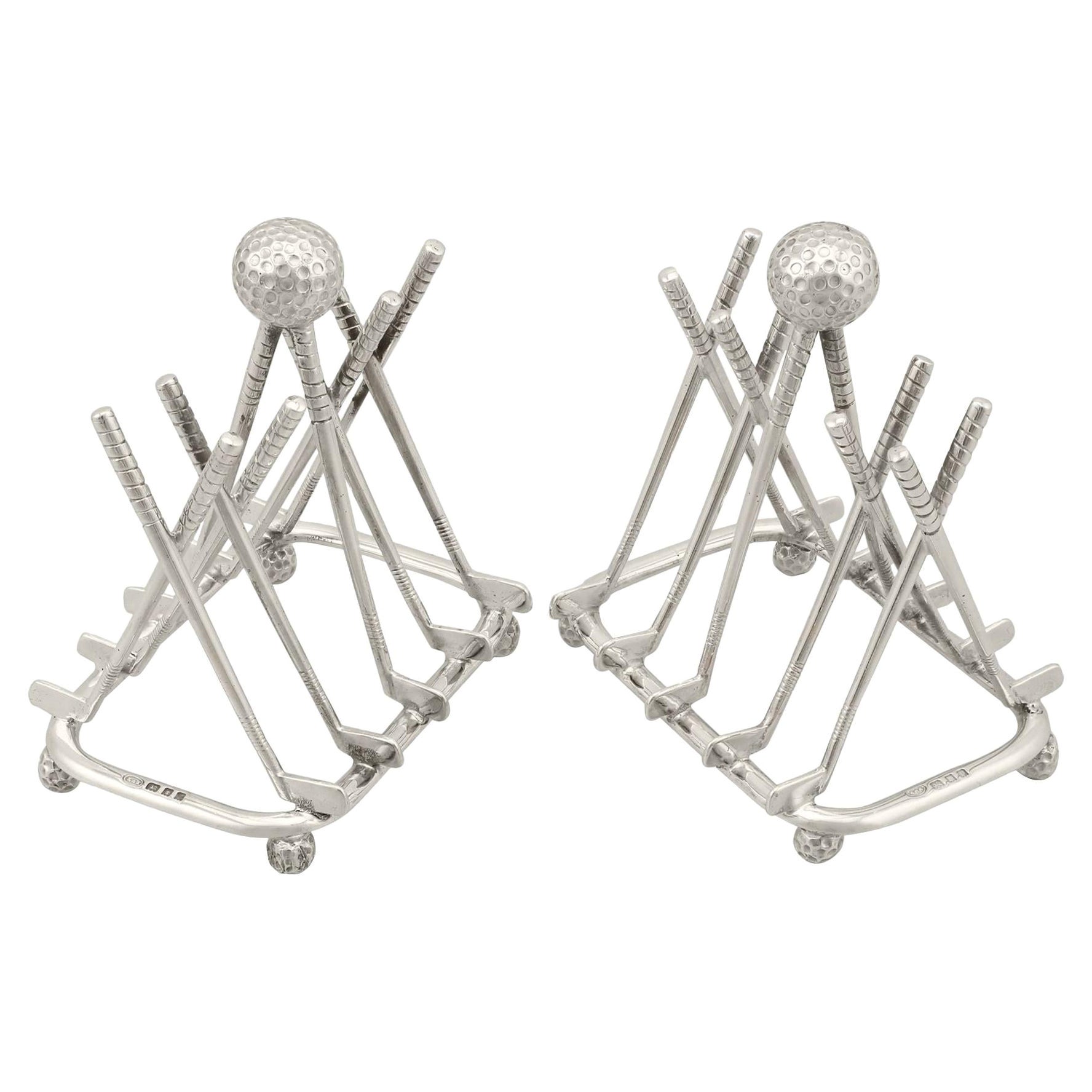 Gothic Revival Antique Sterling Silver Toast Rack by James Dixon and ...