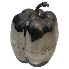 Versilberter Pfeffer-Eiskübel, Französisch, um 1970