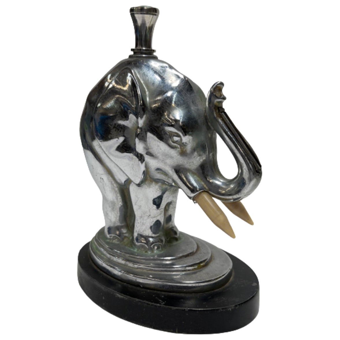 Rare Austrian Art Deco Cold Painted Spelter Polo Player Table Striker