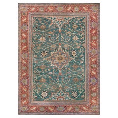 Late 19th Century Handwoven Wool Persian Sultanabad