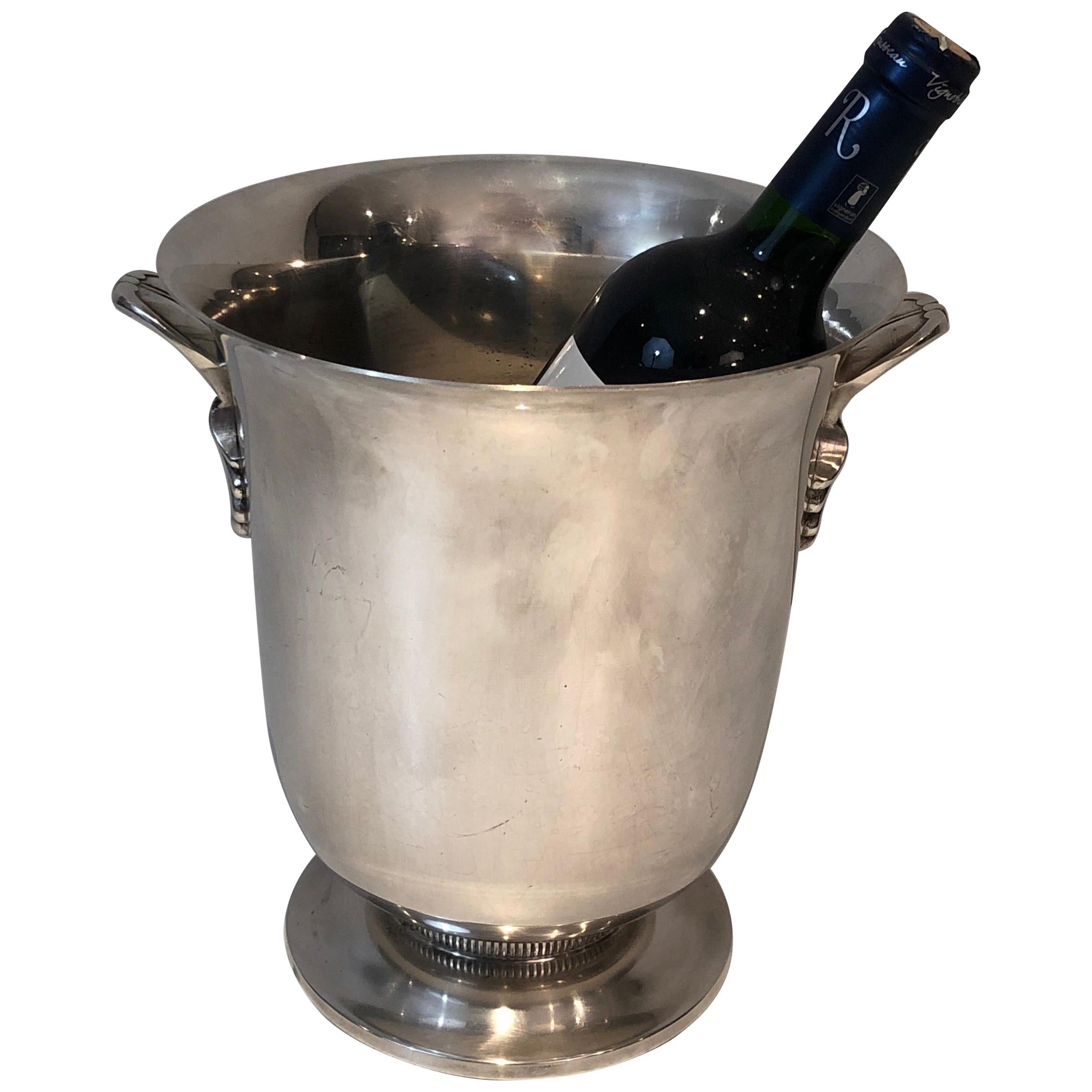 Silver Plated Champagne Bucket, French, Circa 1930