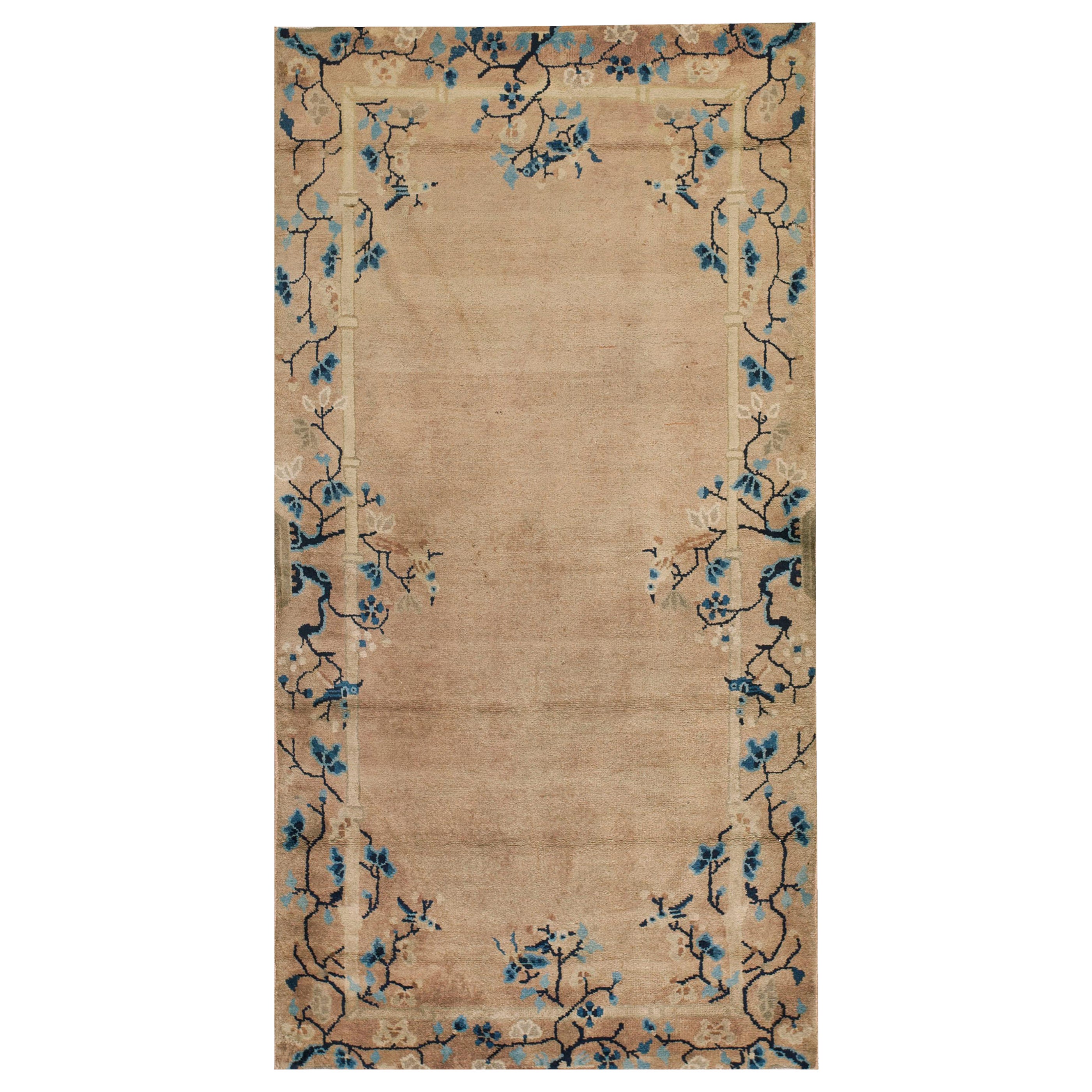Tapis chinois de Pékin du début du 20ème siècle ( 3' x 5'8" - 91 x 173 )
