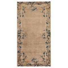 Alfombra china de Pekín de principios del siglo XX ( 3' x 5'8" - 91 x 173 )