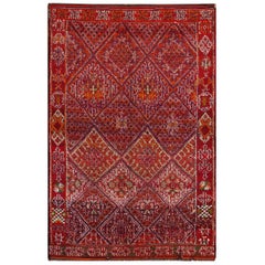 Marokkanischer Teppich aus der Mitte des 20. Jahrhunderts ( 5'9" x 9' - 175 x 275)