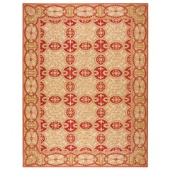  Contemporary Handwoven Needlepoint Flat Weave Carpet ( 9' x 12' - 275 x 365 cm 