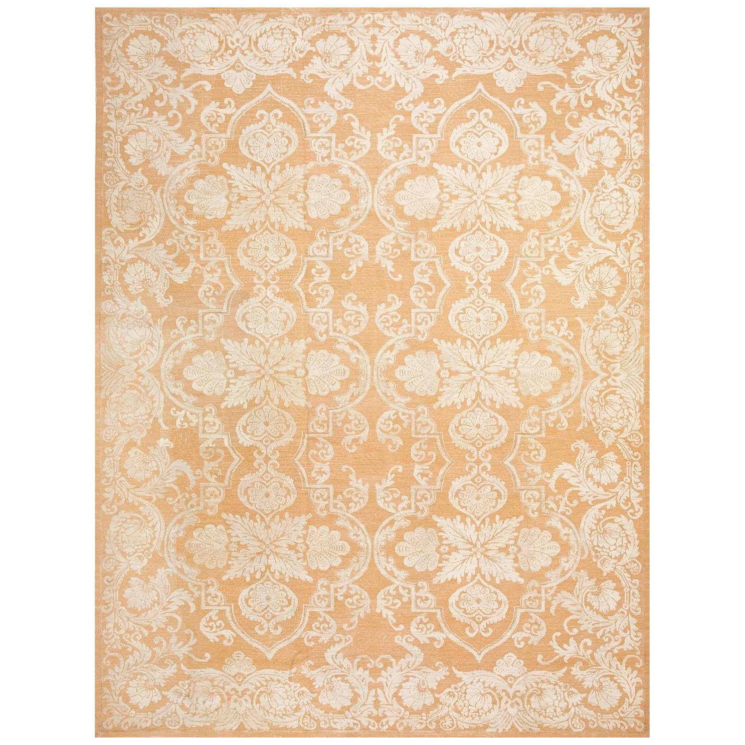 Handwoven Needlepoint Flat Weave Carpet 6'0" x 9'0"