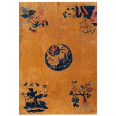 Tapis Art déco chinois des années 1920 ( 6' X 8'6"" - 183 x 260 cm)