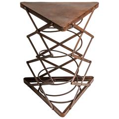 Triangular Metal Side Table 3