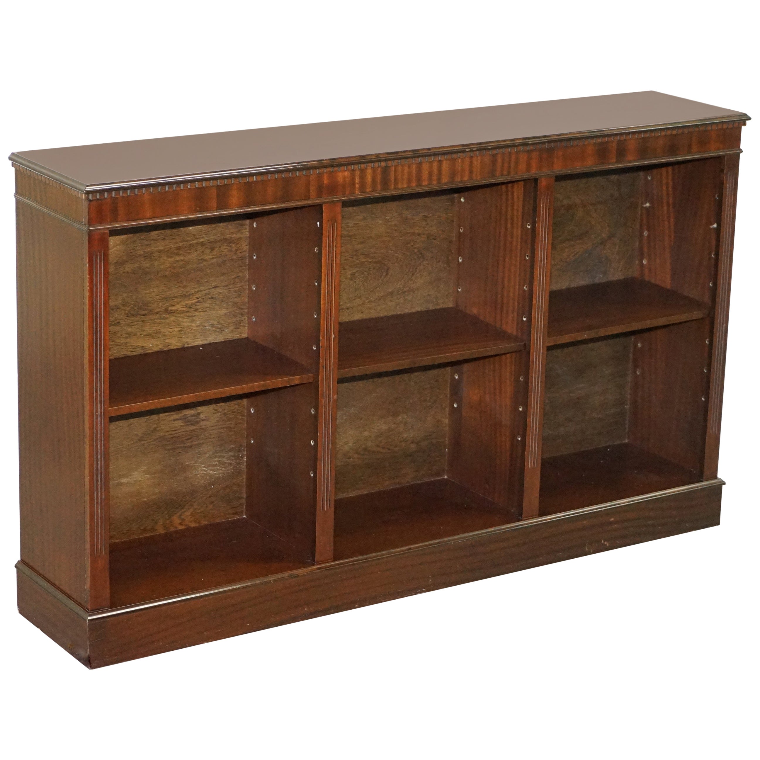 Vintage Bookcase Folding Desk Shelves French Midcentury For Sale at 1stDibs
