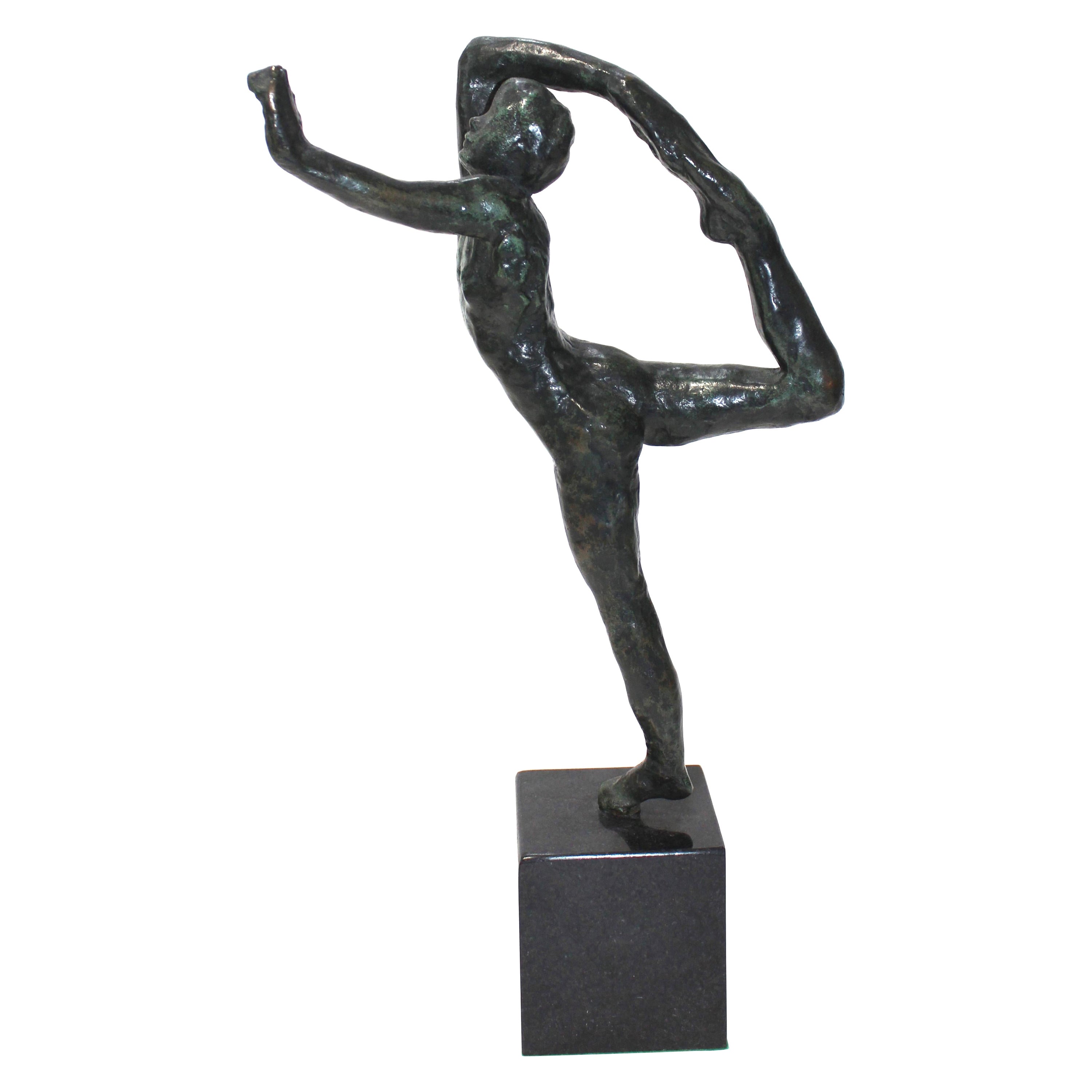 Auguste Rodin Style Bronze Sculpture of a Dancer