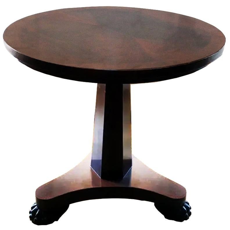  Gueridon Table Art Deco  with Claw  Legs Elegant and Robust  Table