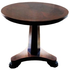  Gueridon Table Art Deco  with Claw  Legs Elegant and Robust  Table