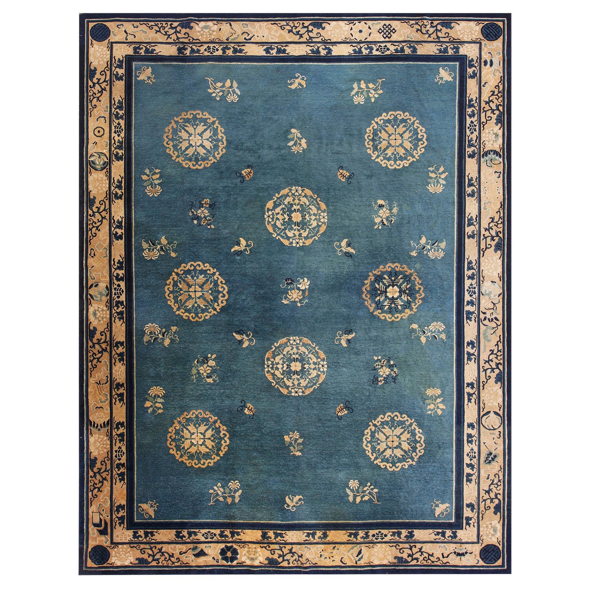Early 20th Century Chinese Peking Carpet ( 8'2" X 10'8" - 245 X 325 ) For Sale