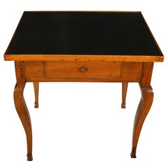Antique French Leather Top Writing Table