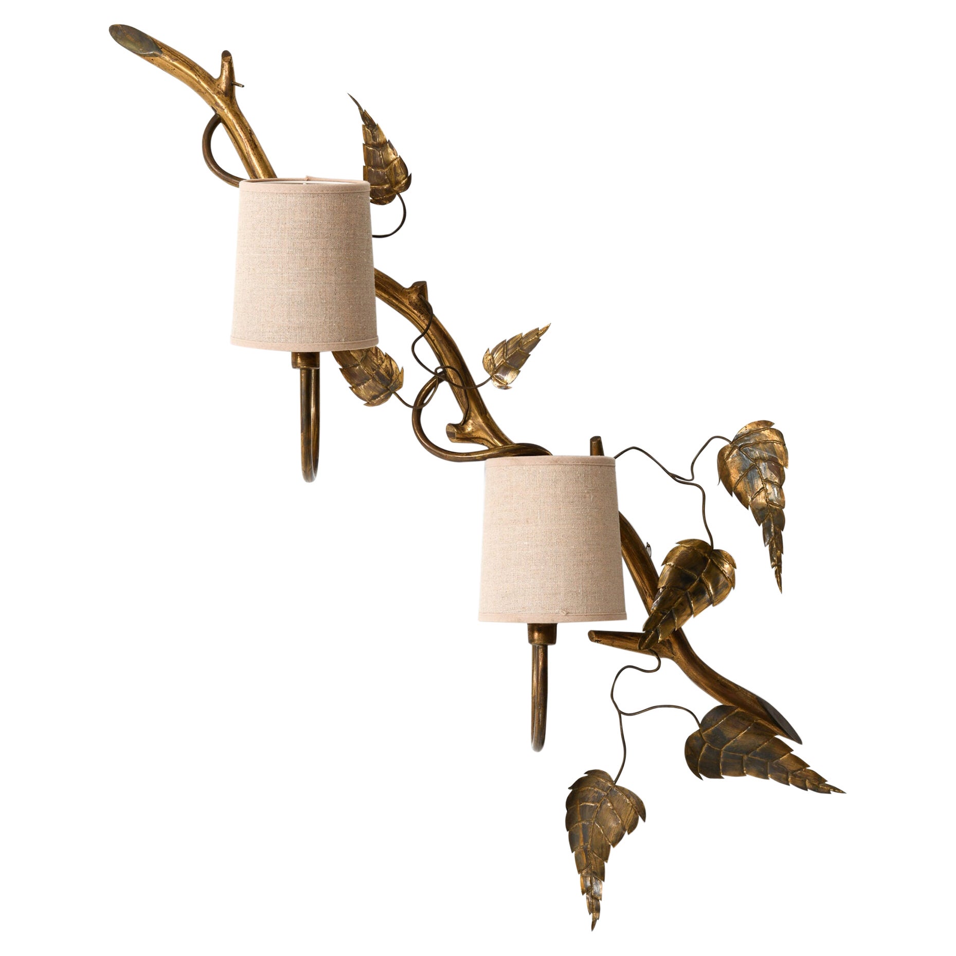 Wall Lamp Attributed to Hans Bergström Probably Produced by Ateljé Lyktan For Sale