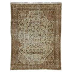 Distressed Antique Persian Mahal 10
