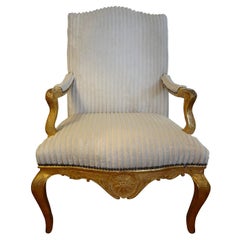 18th Century, French, Régence Giltwood Chair