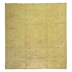 Tappeto Oushak turco oversize Greene & Greene & Greene della Collezione Zabihi