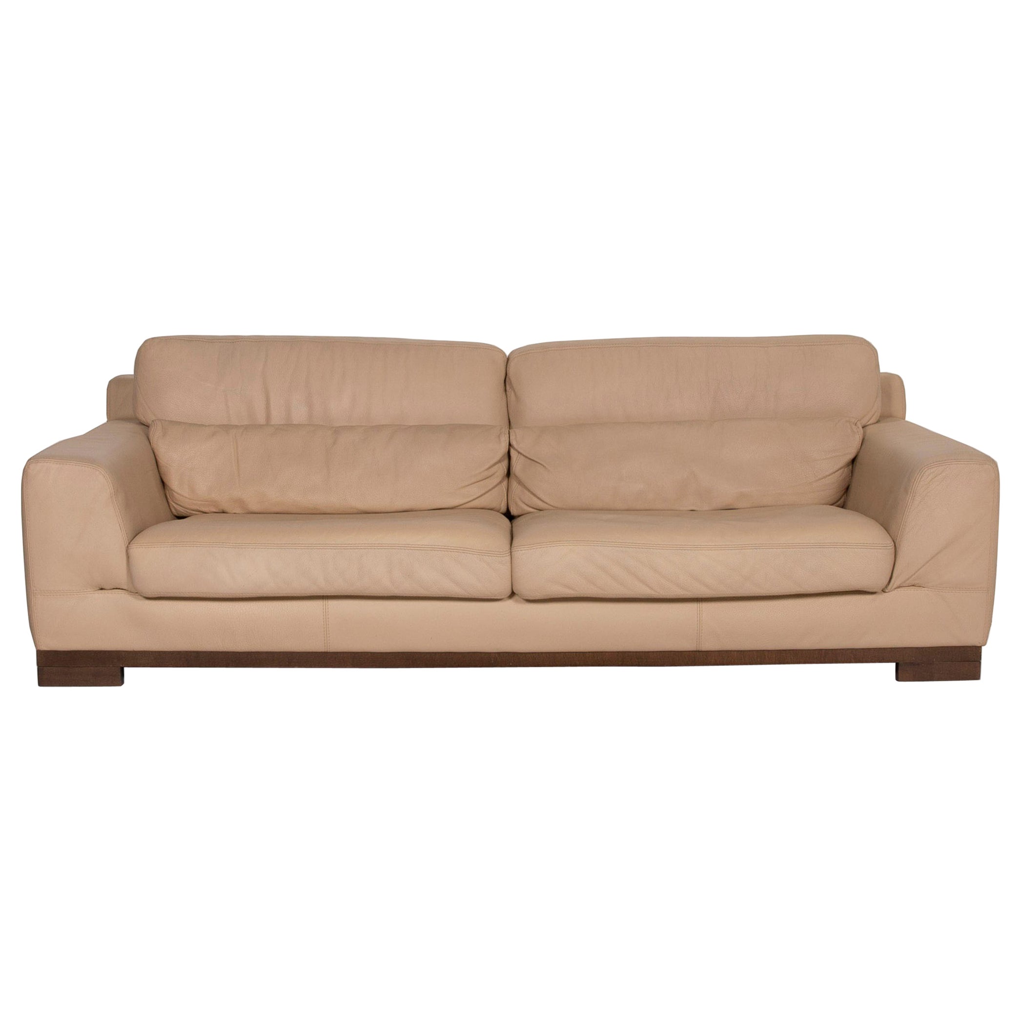 Natuzzi Leather Sofa by Italsofa For Sale at 1stDibs