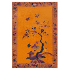 Tappeto antico cinese Art Déco 6' 0" x 8' 8"