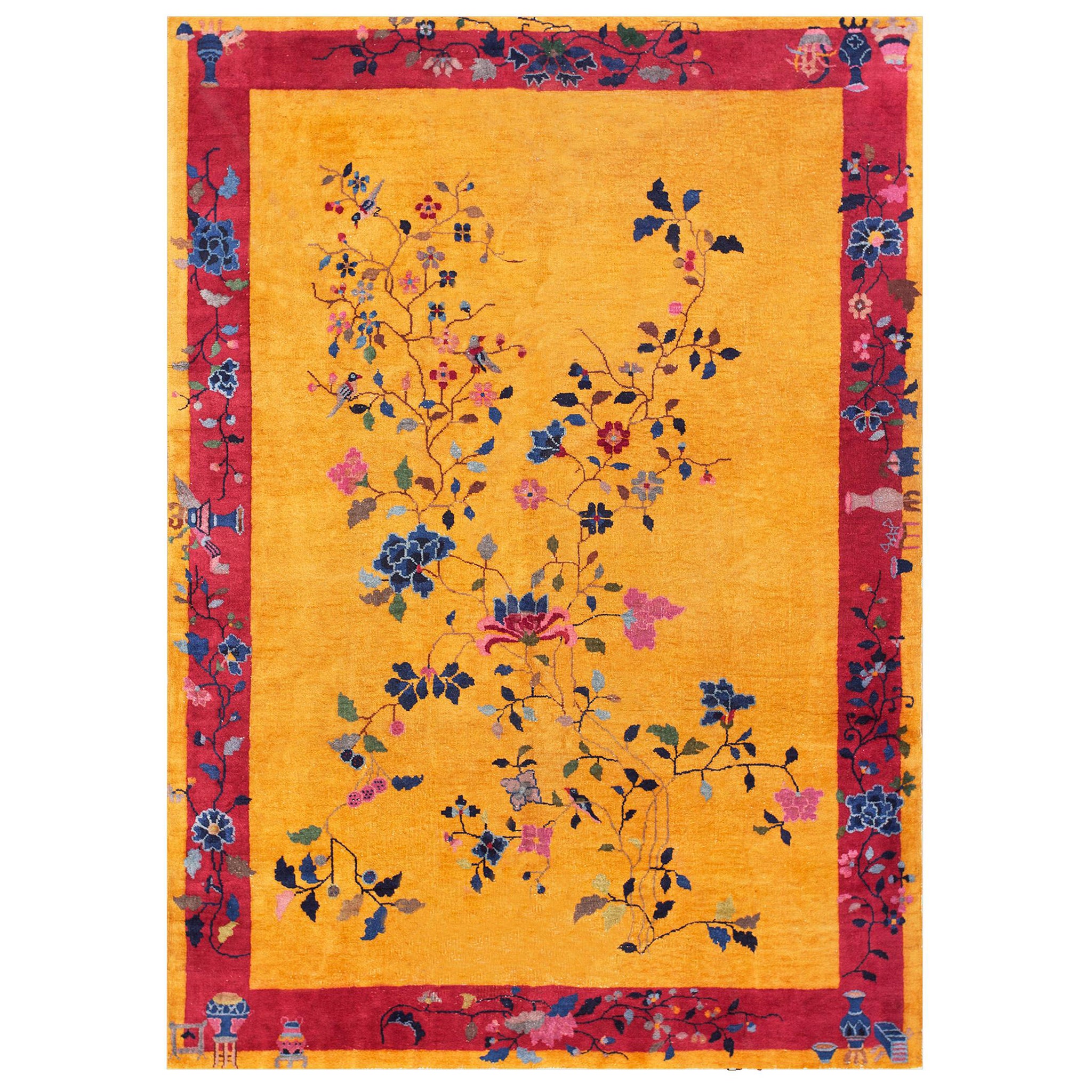 1920s Chinese Art Deco Carpet  ( 6'2" x 8'8" - 188 x 264 )