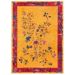 Chinesischer Art-Déco-Teppich aus den 1920er Jahren  ( 6'2" x 8'8" - 188 x 264 )