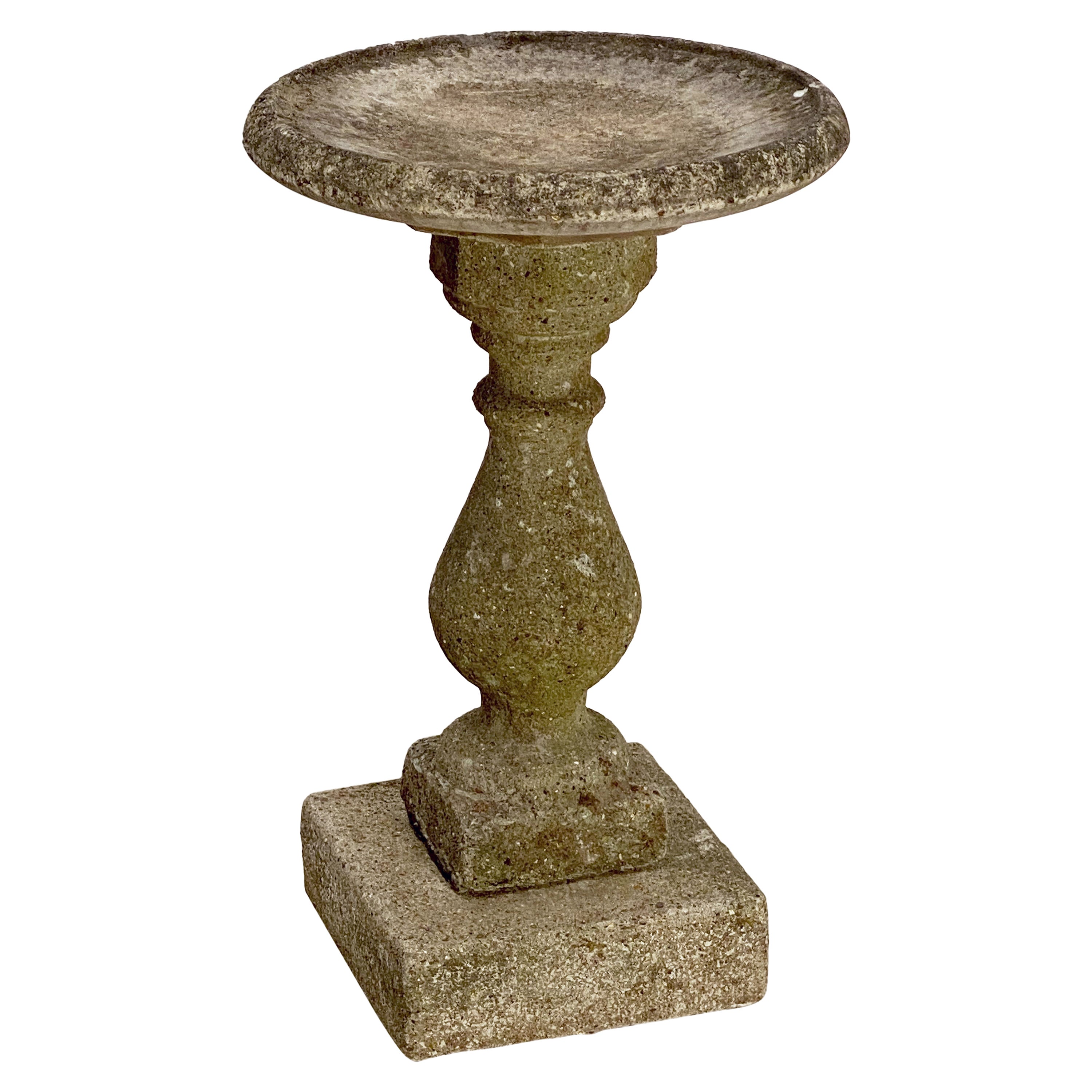 Midcentury Stone Bird Bath, England, circa 1940s at 1stDibs