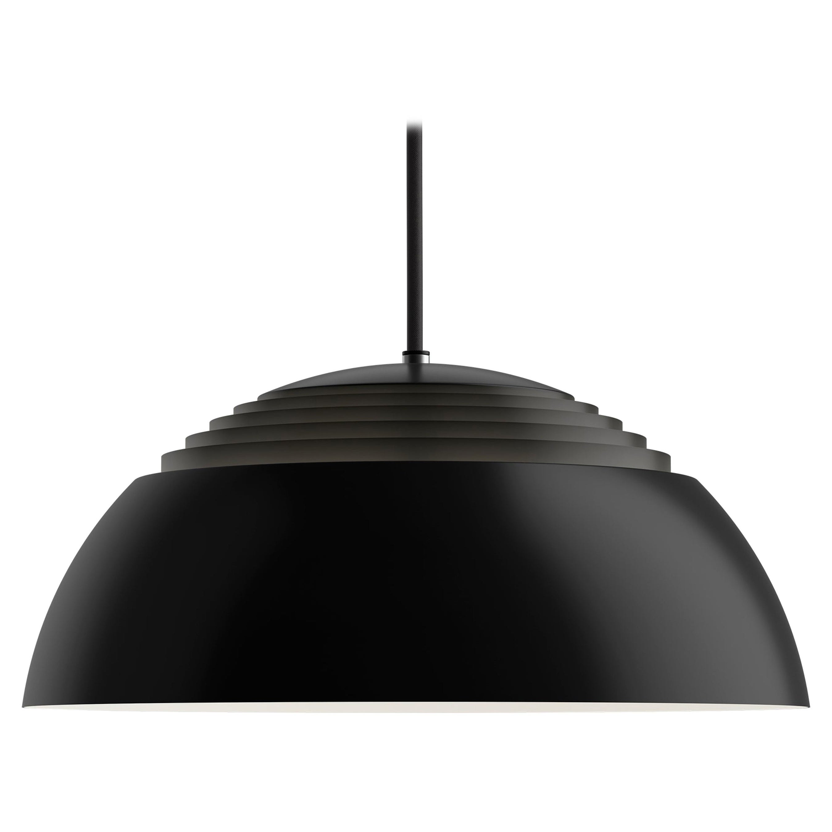 Lampe à suspension AJ Royal noire, design Arne Jacobsen pour Louis Poulsen