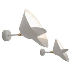 Serge Mouille "Saturn" Wall Lamp in White