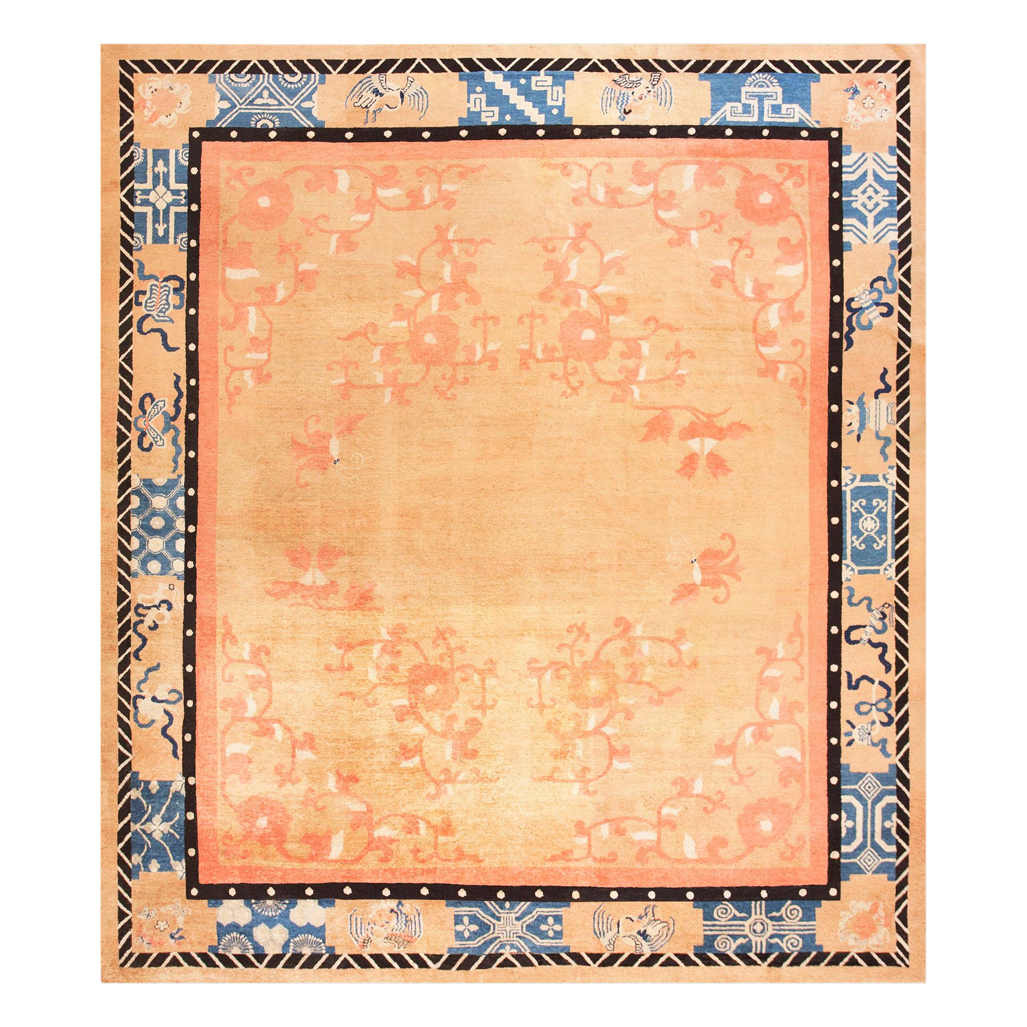 19th Century Chinese Peking Carpet ( 10' x 11'6" - 305 x 350 ) For Sale