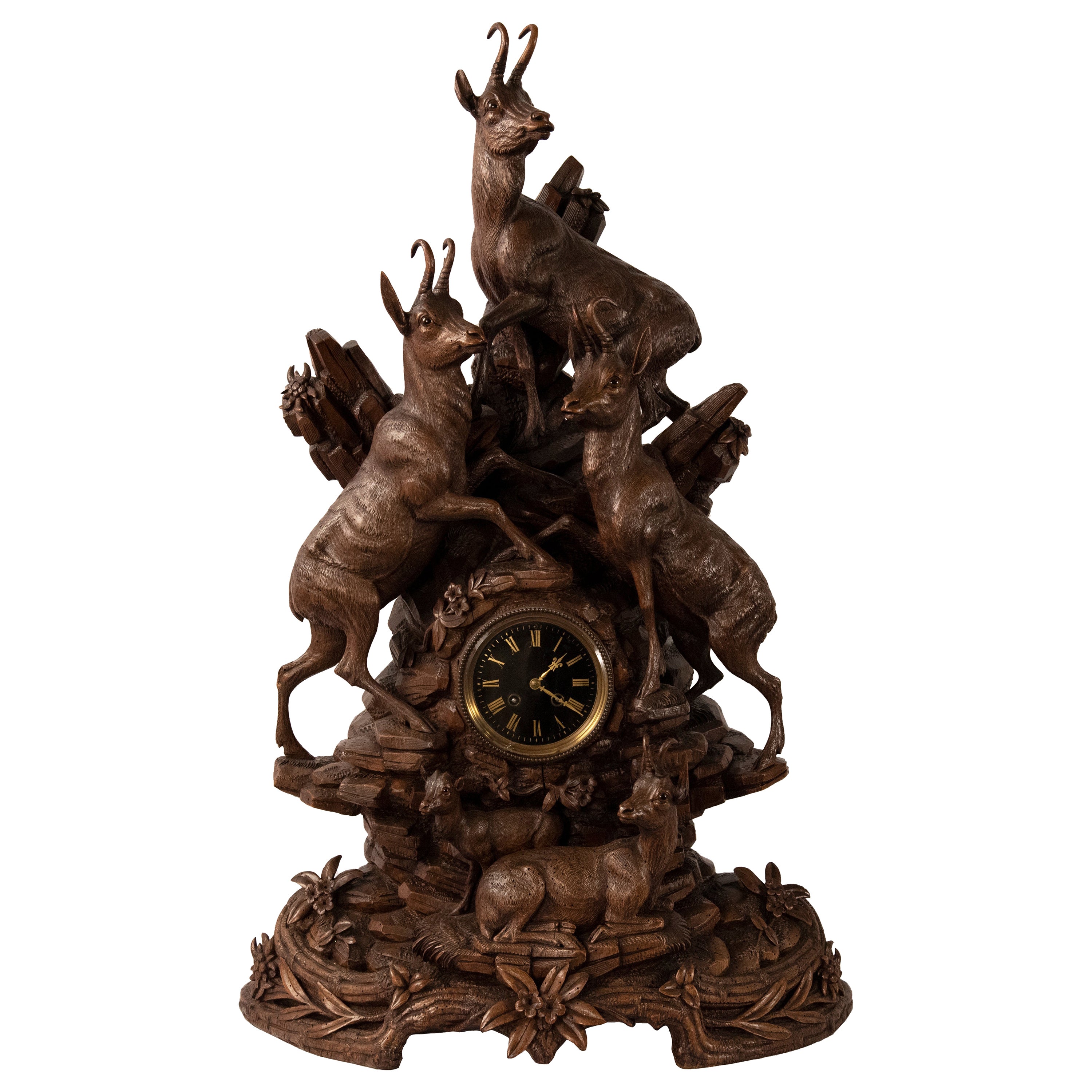 Black Forest mantel clock, German, circa 1890 For Sale at 1stDibs