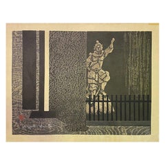 Kiyoshi Saito, impression japonaise signée en édition limitée Tofuku-Ji, Kyoto ' A ', 1961