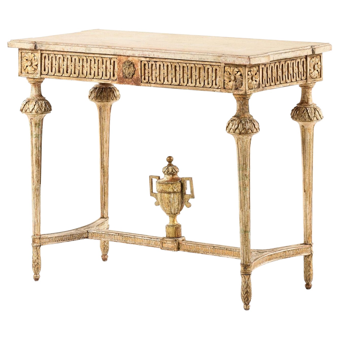 Gustavian Console Table Produced in Sweden, Probably in Stockholm For Sale