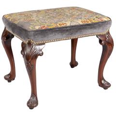 Antique fine George II Walnut Stool