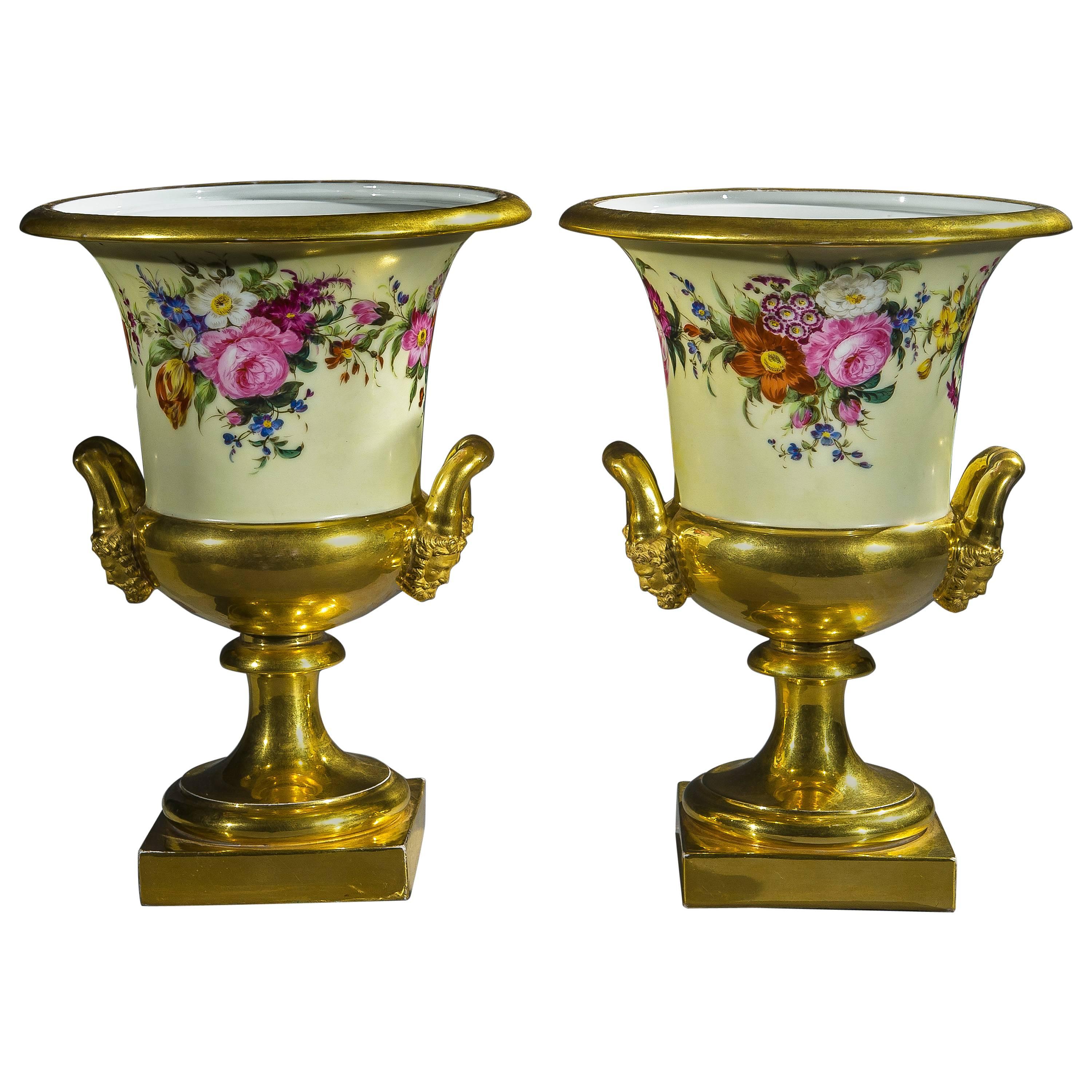 Pair of Medici-Form Vases