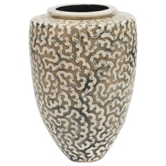 Per Weiss Colossal Stoneware Floor Vase